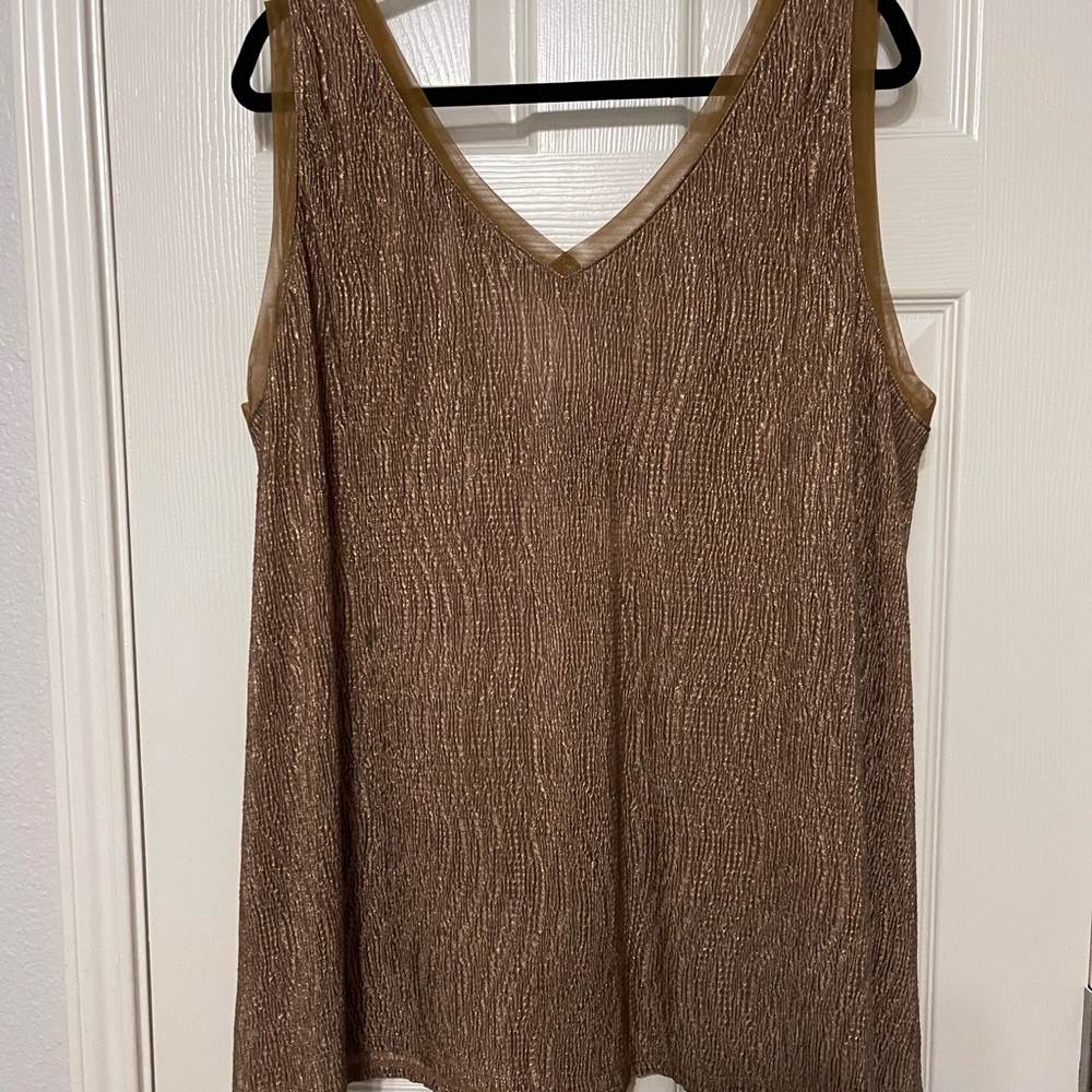 Elegant Gold tank top